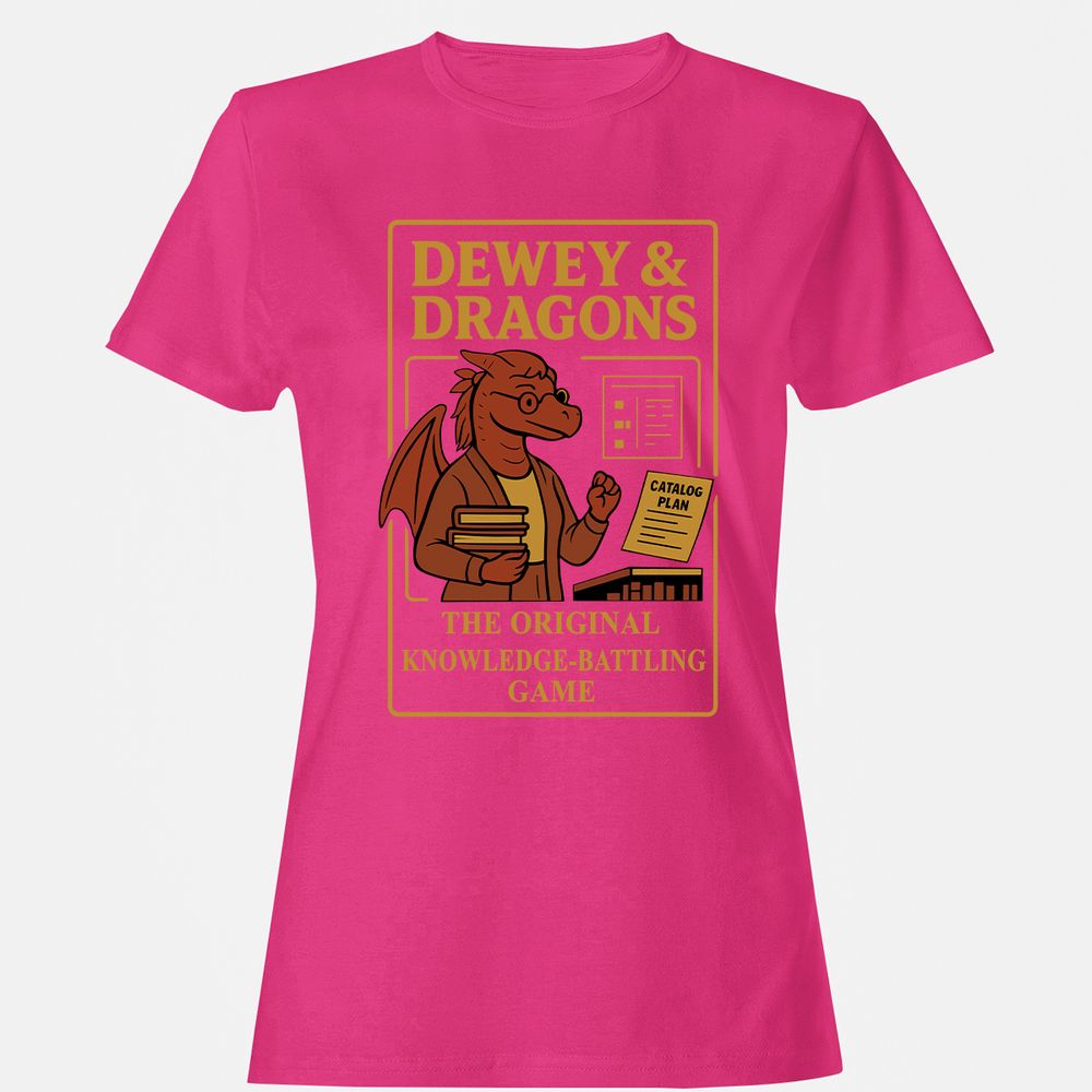 Dewey & Dragons Women's T-Shirt - Heliconia - 6