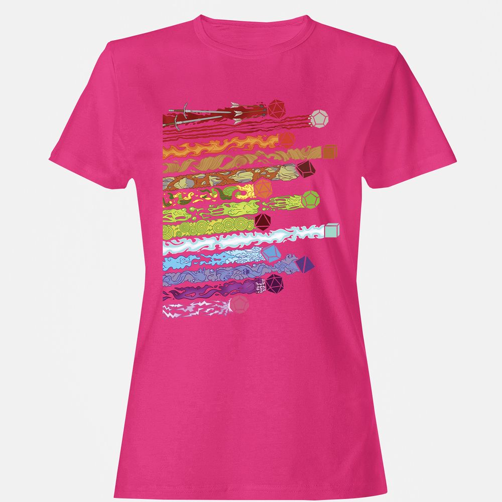 Damage Dices Women's T-Shirt - Heliconia - 6