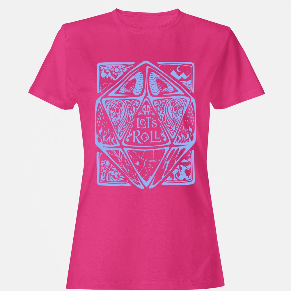 Let's Roll Women's T-Shirt - Heliconia - 6