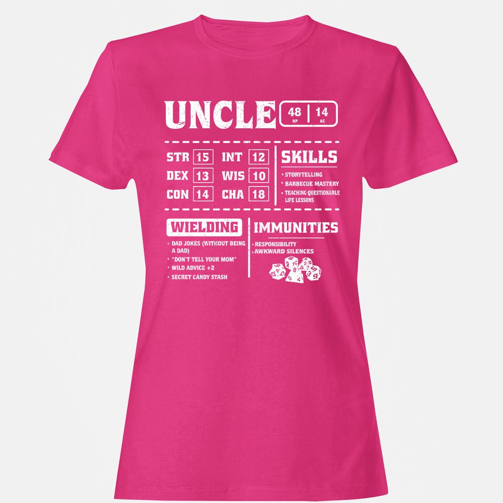 Uncle Stats Women's T-Shirt - Heliconia - 6