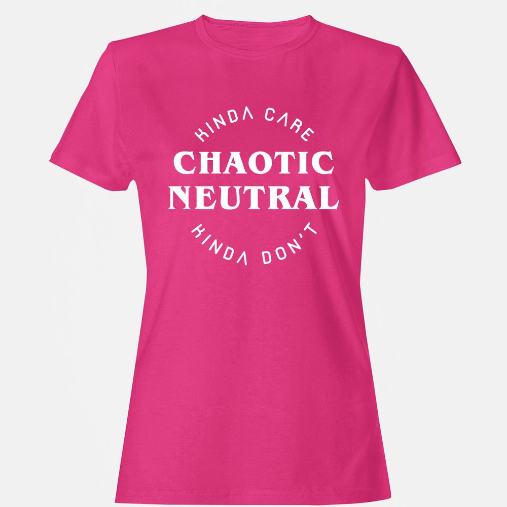 Chaotic Neutral Women's T-Shirt - Heliconia - 6