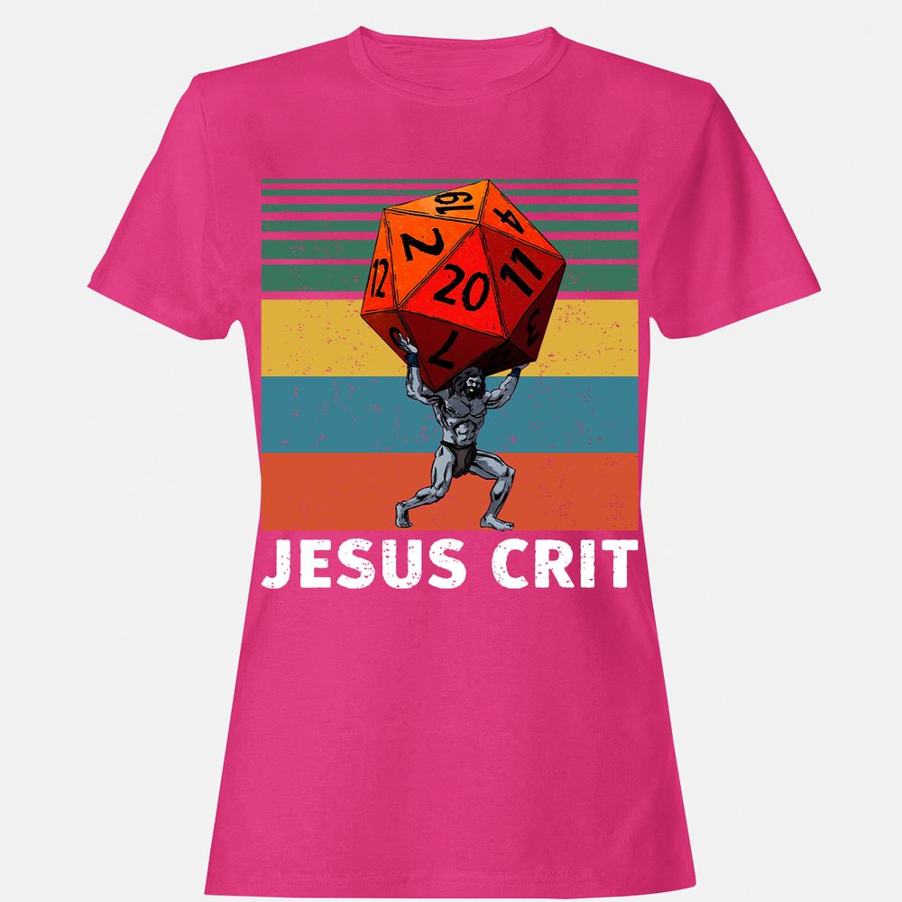 Jesus Crit Women's T-Shirt - Heliconia - 6