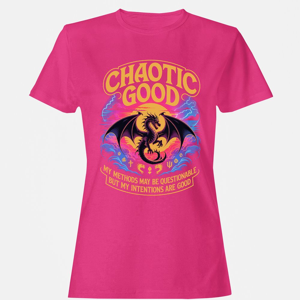 Chaotic Good Women's T-Shirt - Heliconia - 6