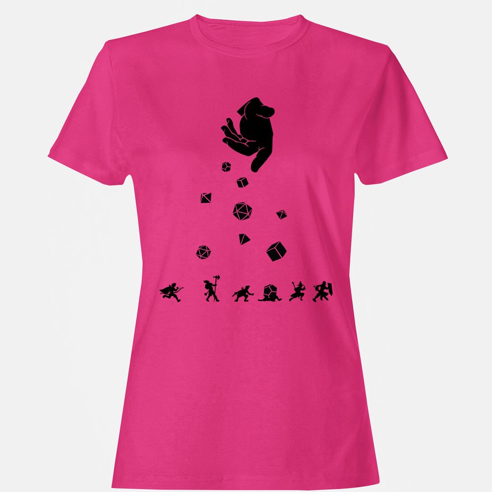Rocks Fall, Everyone Dice Women's T-Shirt - Heliconia - 6