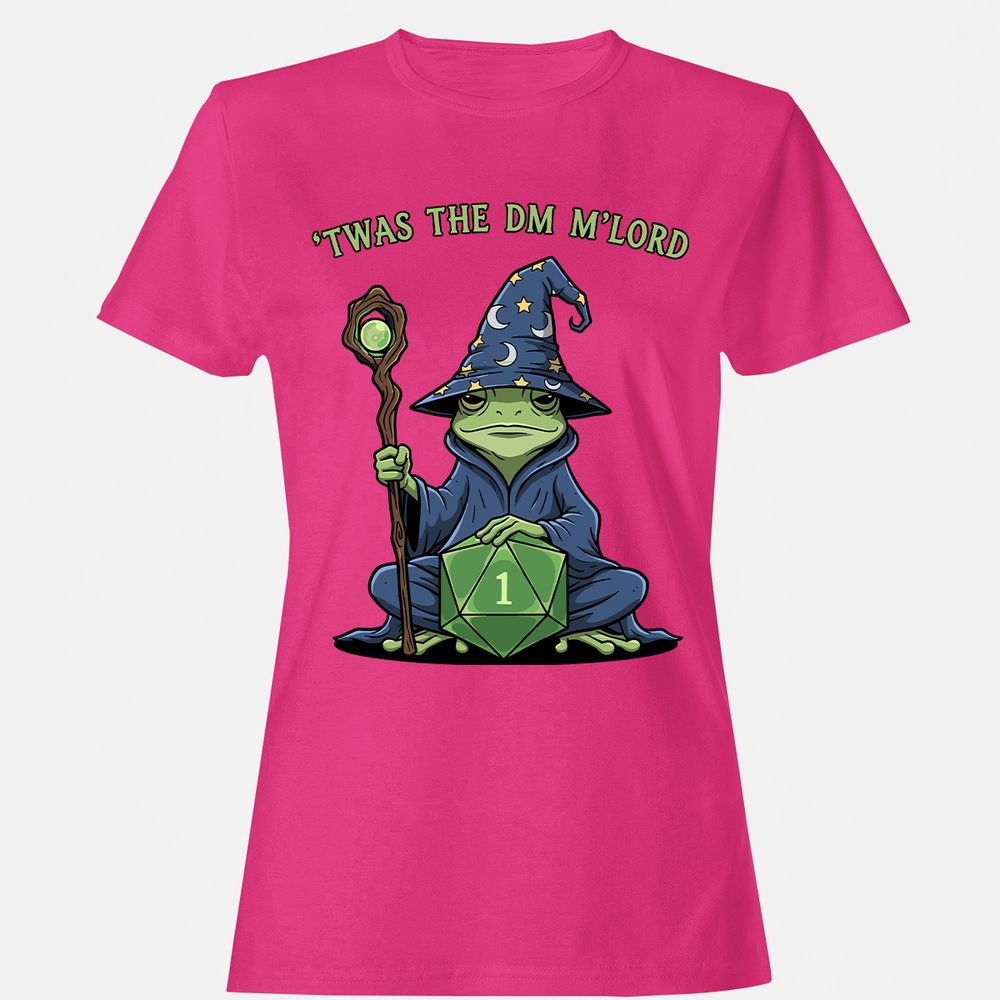 Twas the DM M’lord Women's T-Shirt - Heliconia - 6