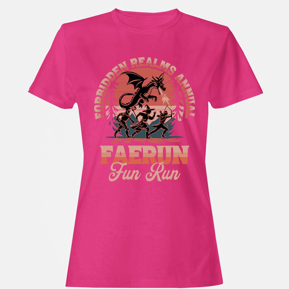 Faerun Fun Run Women's T-Shirt - Heliconia - 6