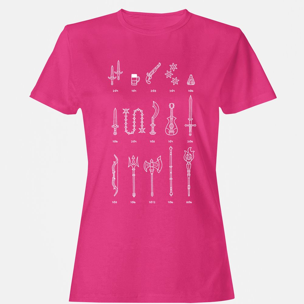 Damage Dealer RPG Women's T-Shirt - Heliconia - 6