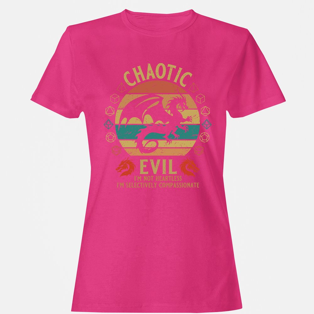 Chaotic Evil Women's T-Shirt - Heliconia - 6