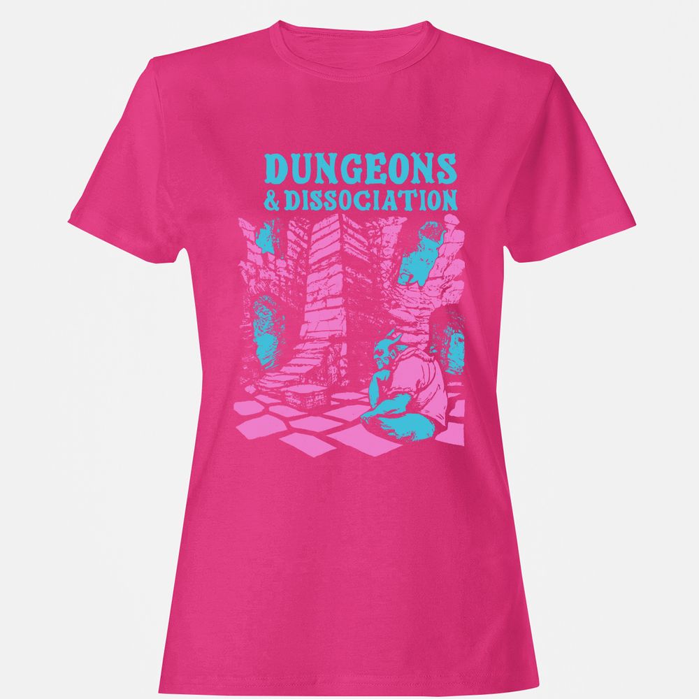 Dungeons And Dissociation Women's T-Shirt - Heliconia - 6