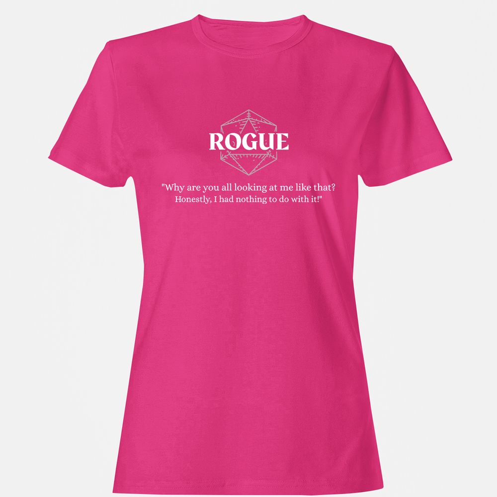 Rogue – Why Are You All Looking At Me Like That Women's T-Shirt - Heliconia - 6
