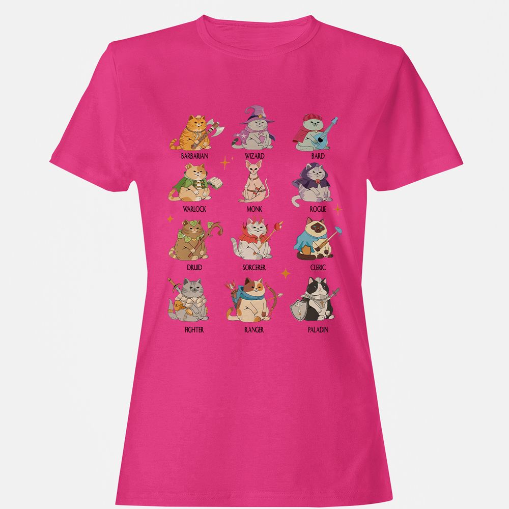 Dungeons And Cats Women's T-Shirt - Heliconia - 6