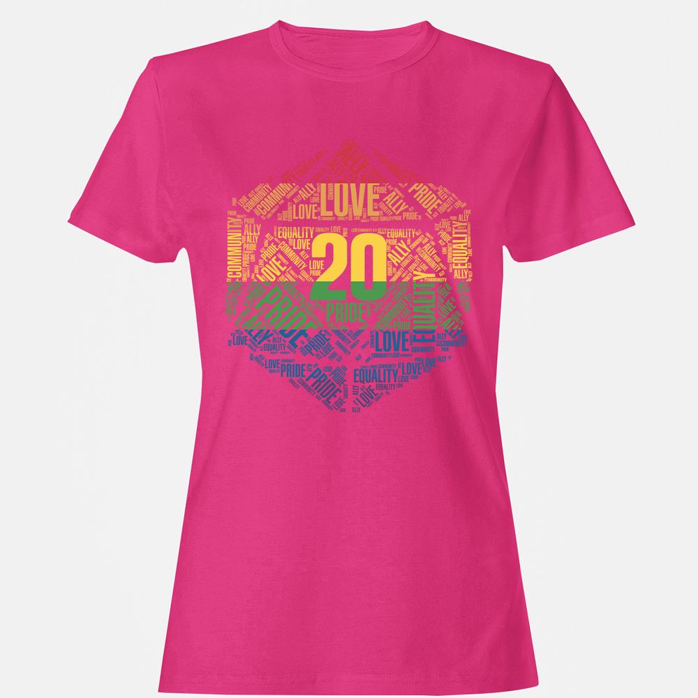 D20 Pride Women's T-Shirt - Heliconia - 6