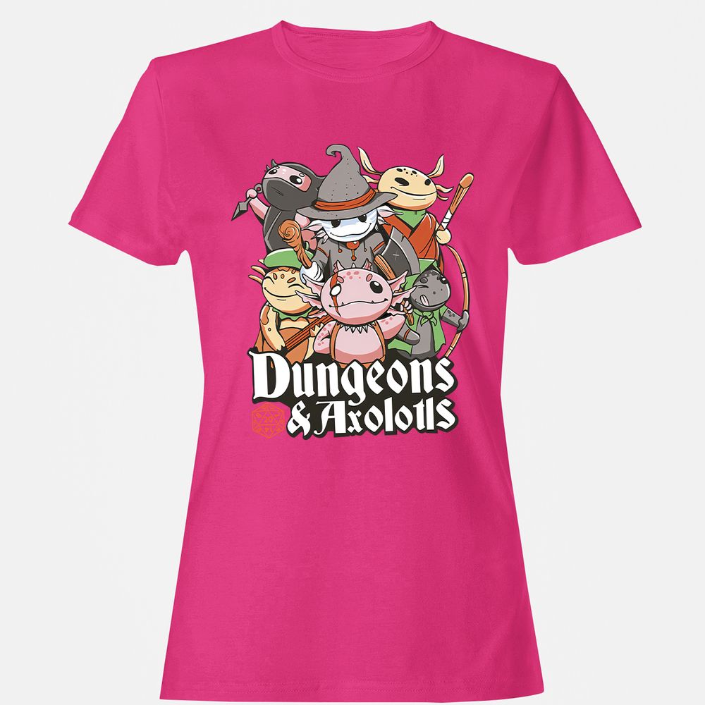 Dungeons And Axolotls Women's T-Shirt - Heliconia - 6