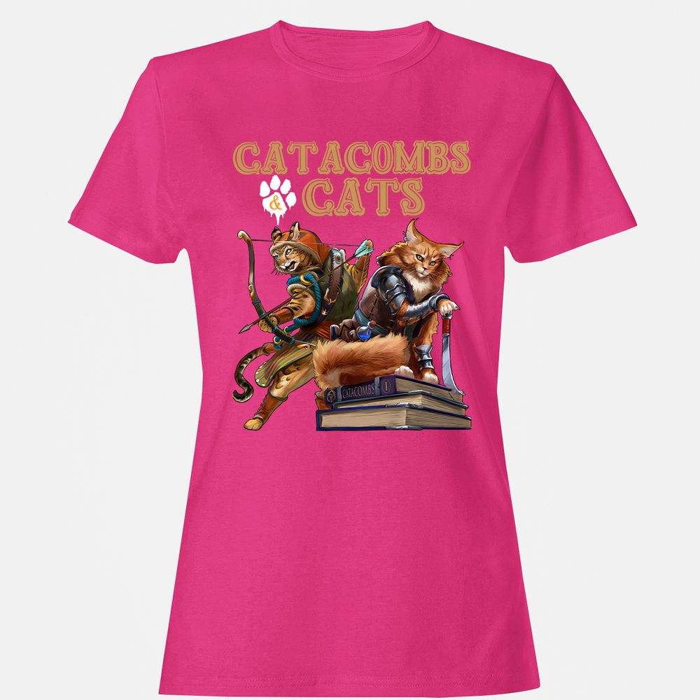 Catacombs & Cats Women's T-Shirt - Heliconia - 6