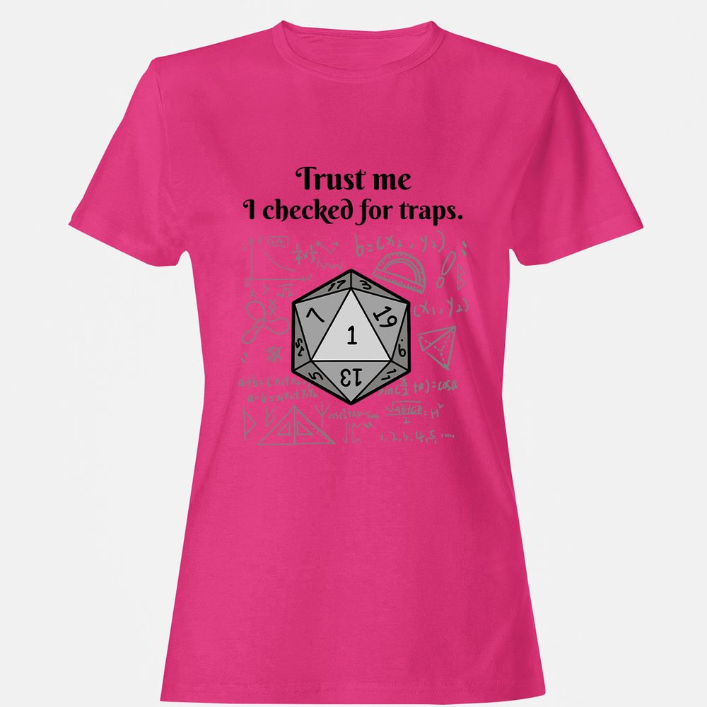 Trust me, I checked for traps. Women's T-Shirt - Heliconia - 6