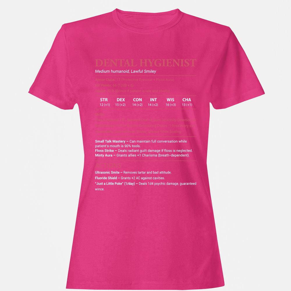 Dental Hygienist Women's T-Shirt - Heliconia - 6