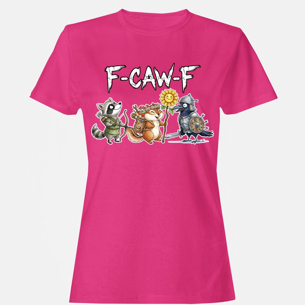 F-CAW-F Adventuring party Women's T-Shirt - Heliconia - 6
