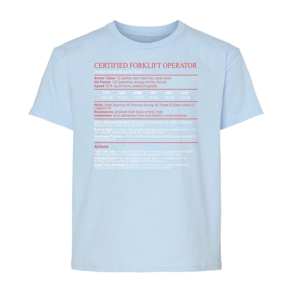 Certified Forklift Operator Stats Block - Light Blue - 6