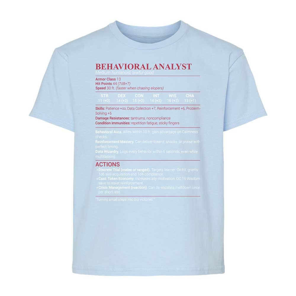 Behavioral Analyst - Light Blue - 6