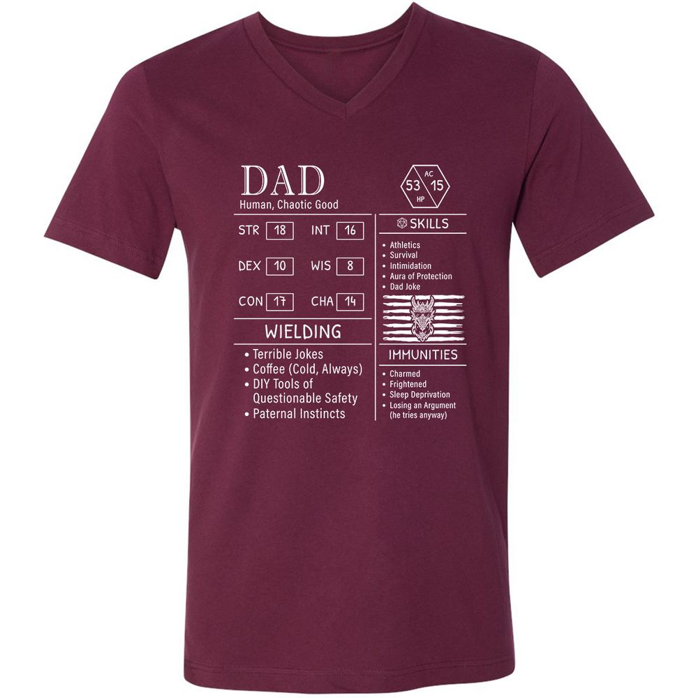 Dad Stats New - Maroon - 6