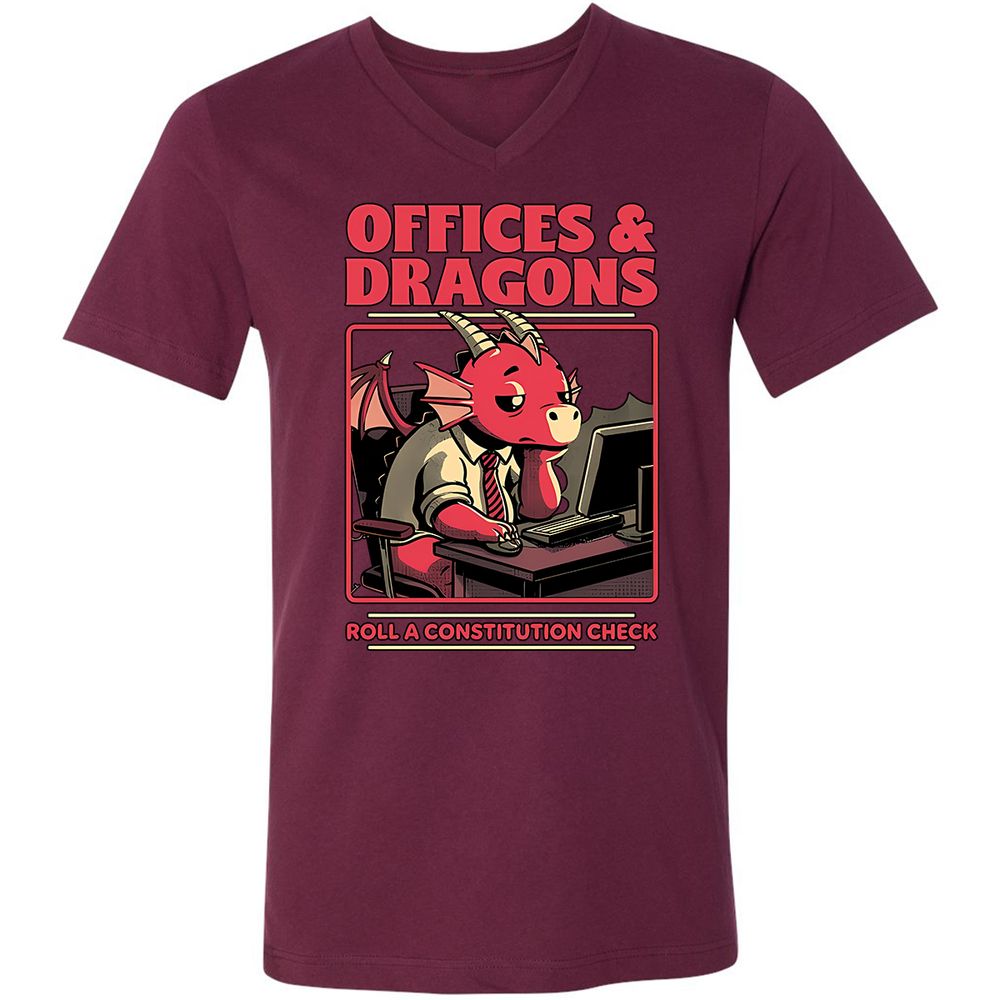 Dragon Office - Maroon - 6