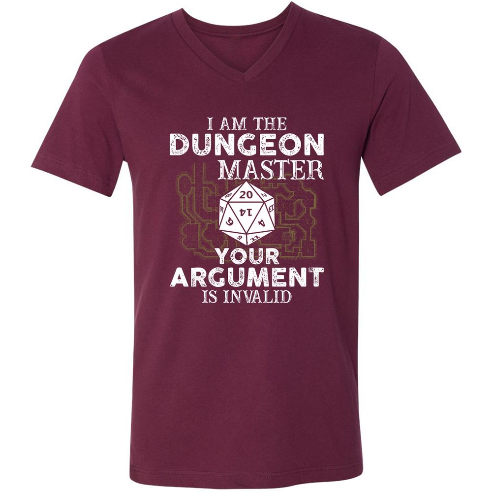I Am the Dungeon Master – Your Argument Is Invalid - Maroon - 6