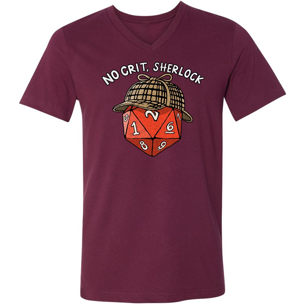 No Crit Sherlock - Maroon - 6