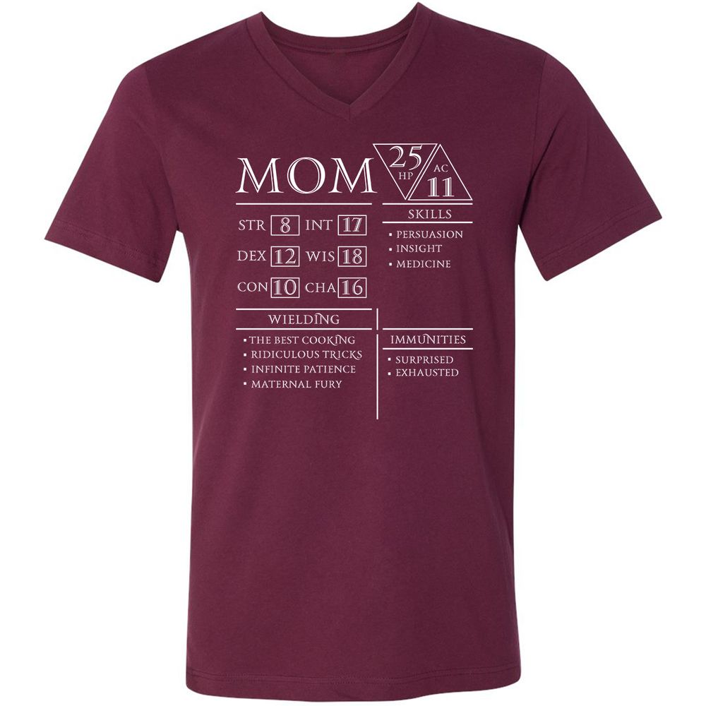 Mom Stats - Maroon - 6