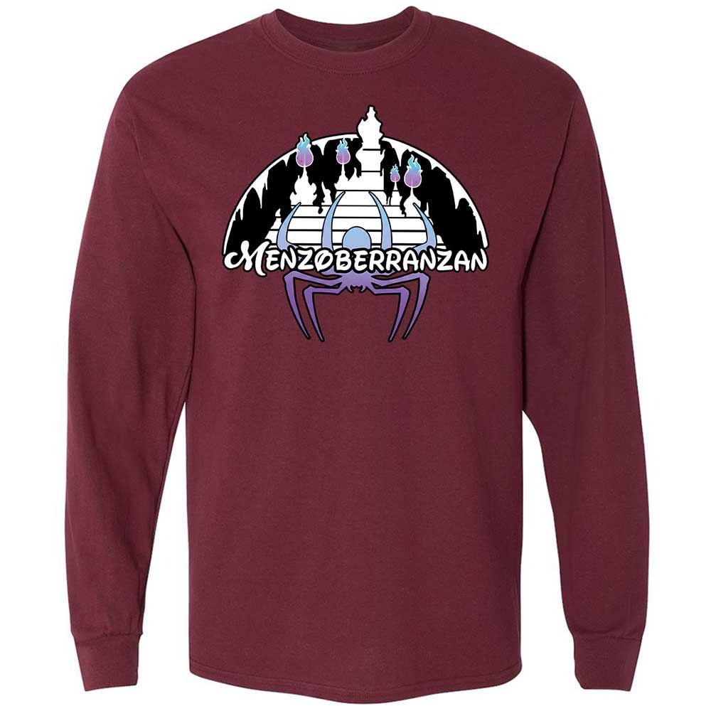 Menzoberranzan Long Sleeve T-Shirt - Maroon - 6