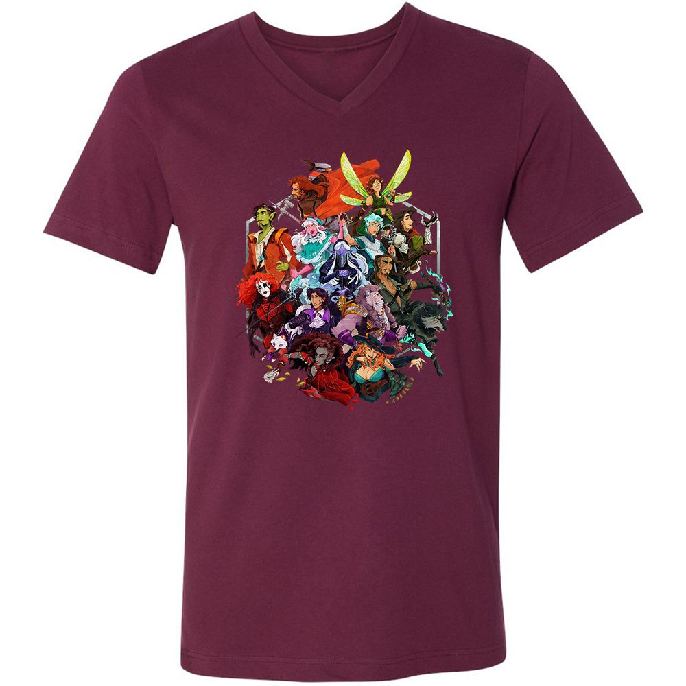 The Chaotic Company – A Fantasy Adventuring Party - Maroon - 6