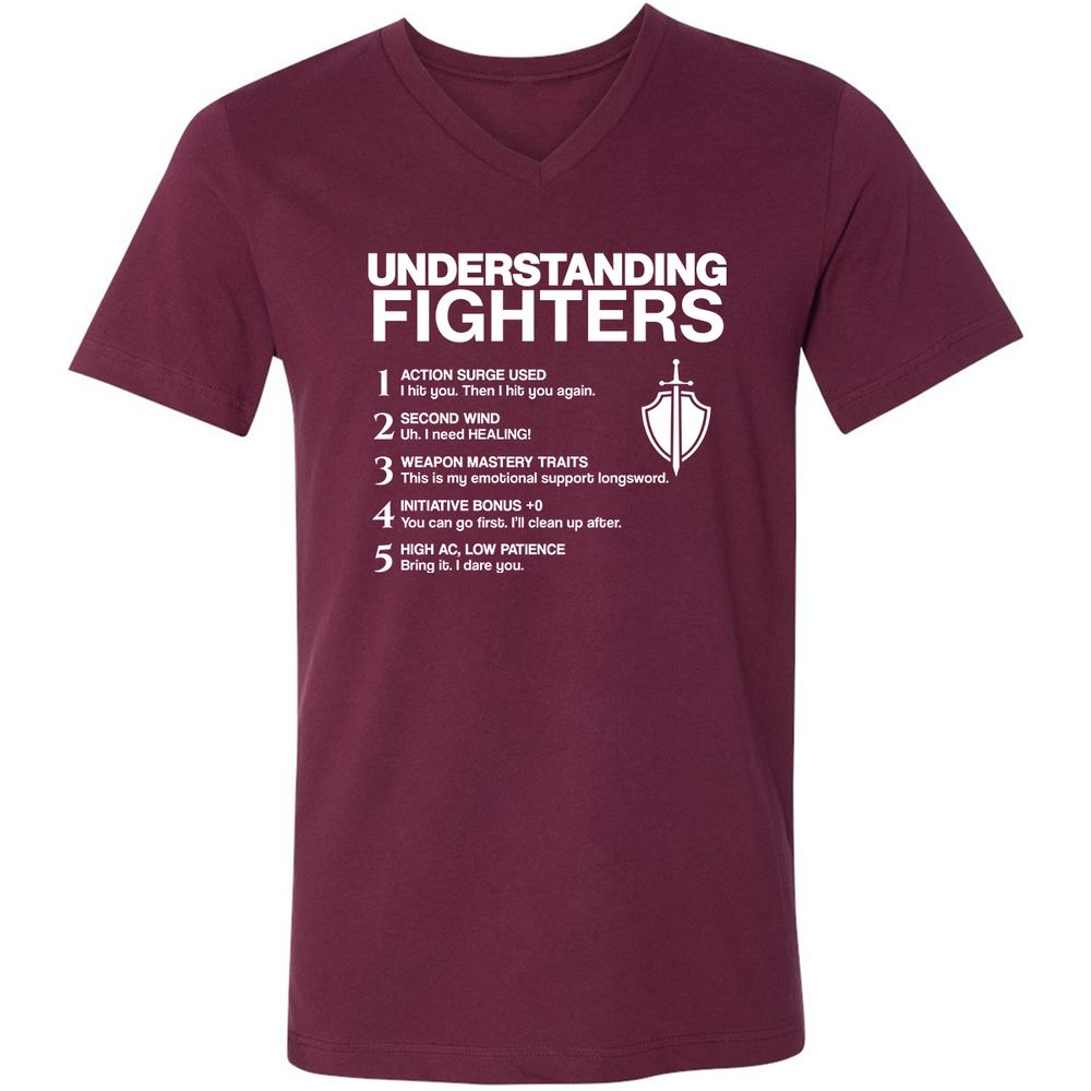 Understanding Fighters - Maroon - 6