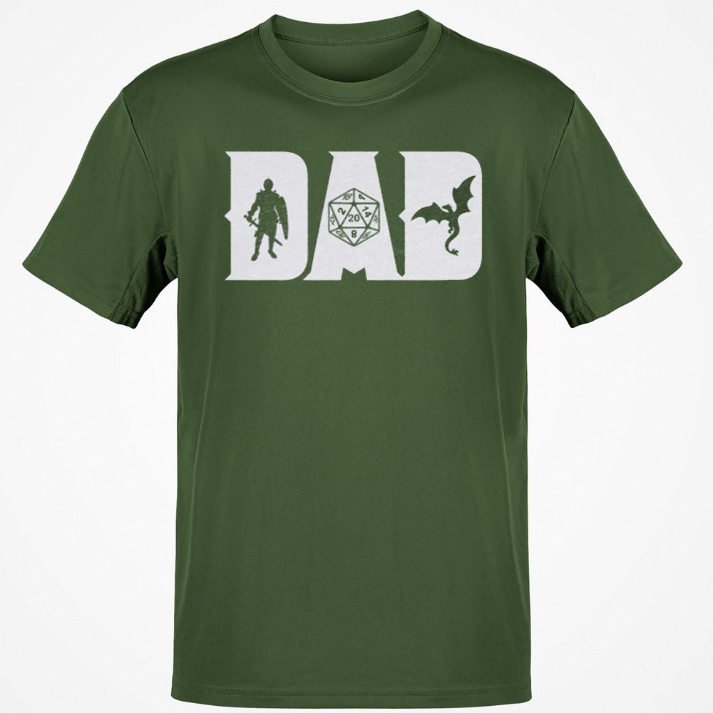 Dad Fathers Day Classic Unisex T-Shirt - Military Green - 6