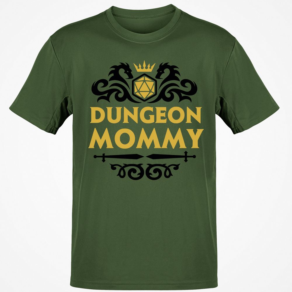 Dungeon Mommy Classic Unisex T-Shirt - Military Green - 6