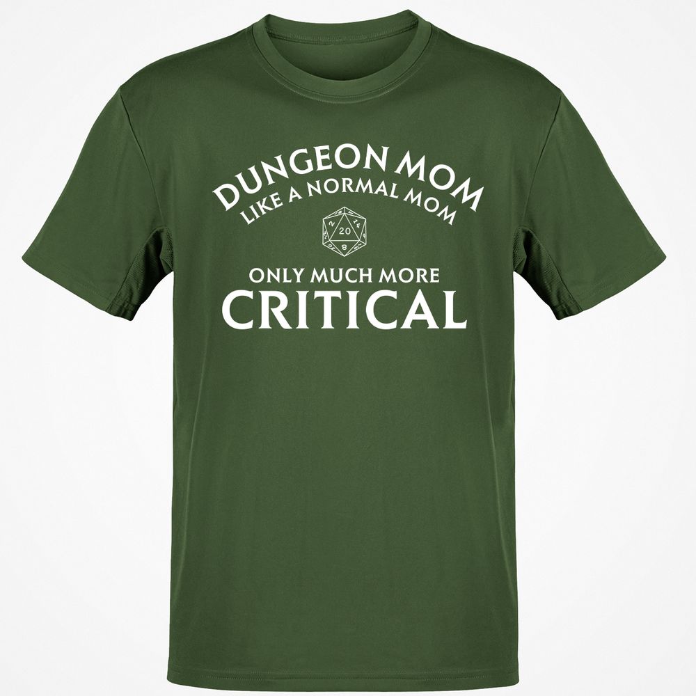 Dungeon Mom Normal Mom Classic Unisex T-Shirt - Military Green - 6