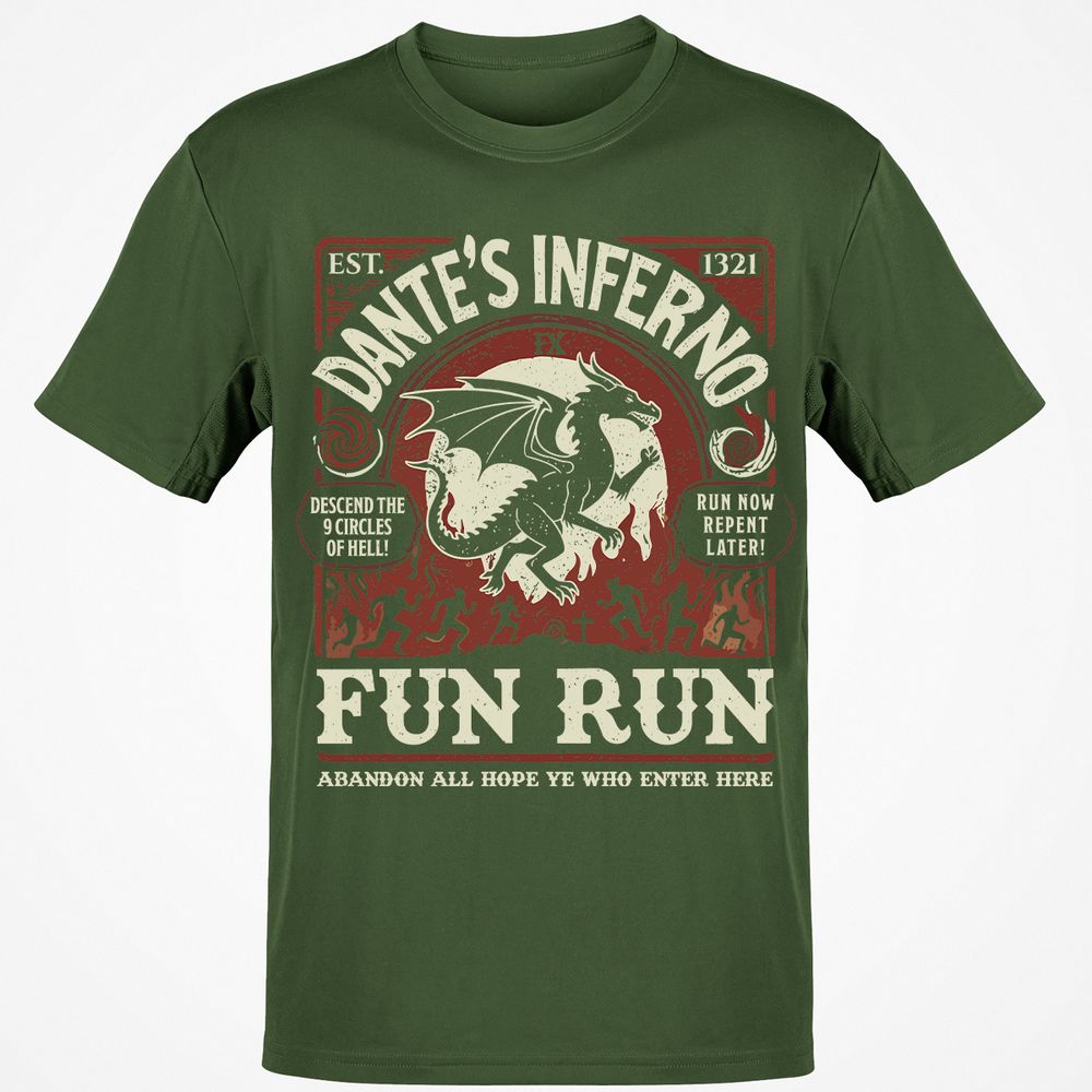 Dante’s Inferno Fun Run – Faerun Fantasy - Military Green - 6