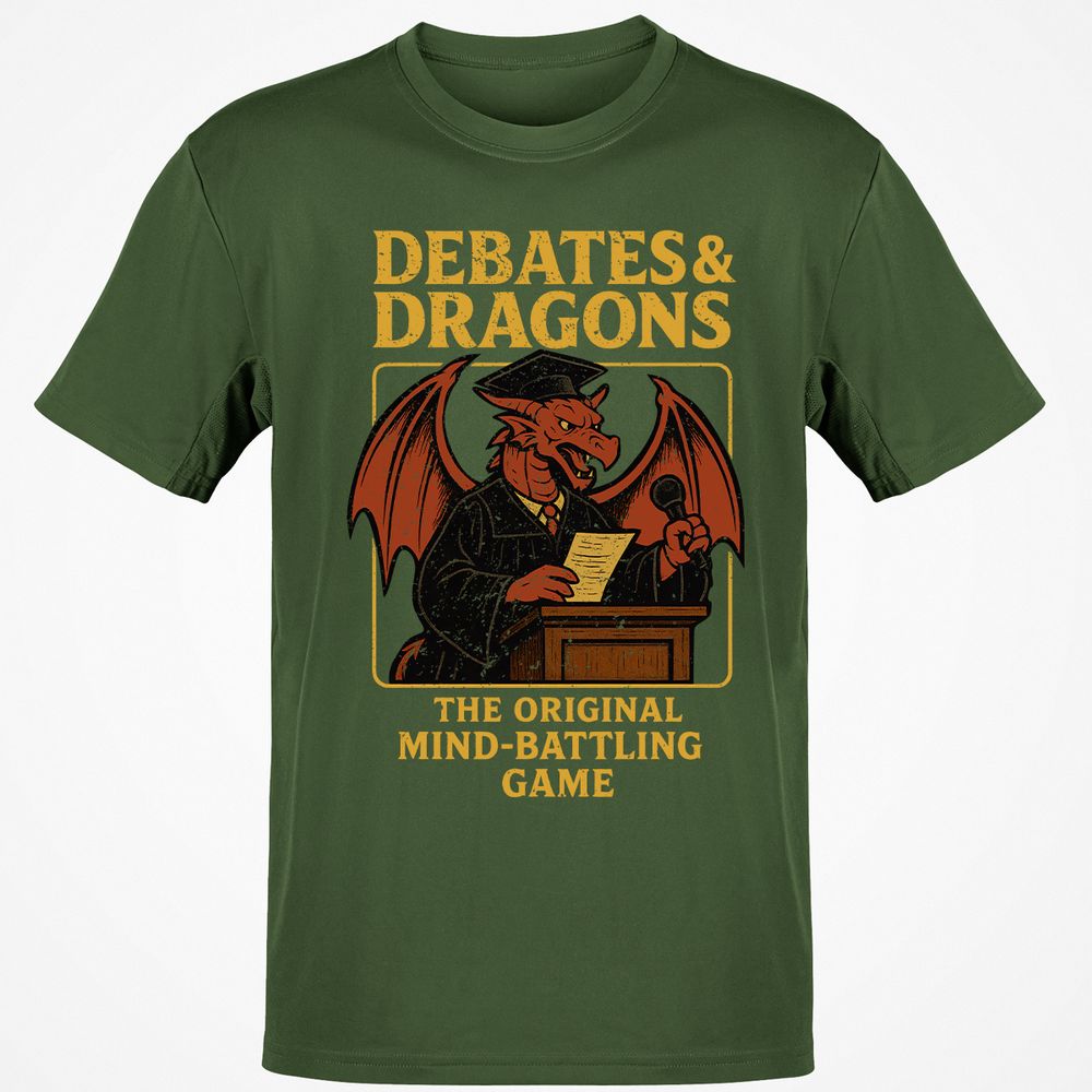Debates & Dragons Classic Unisex T-Shirt - Military Green - 6