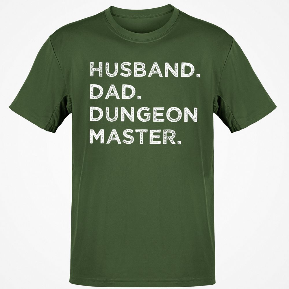 Husband Dad Dungeon Master Classic Unisex T-Shirt - Military Green - 6