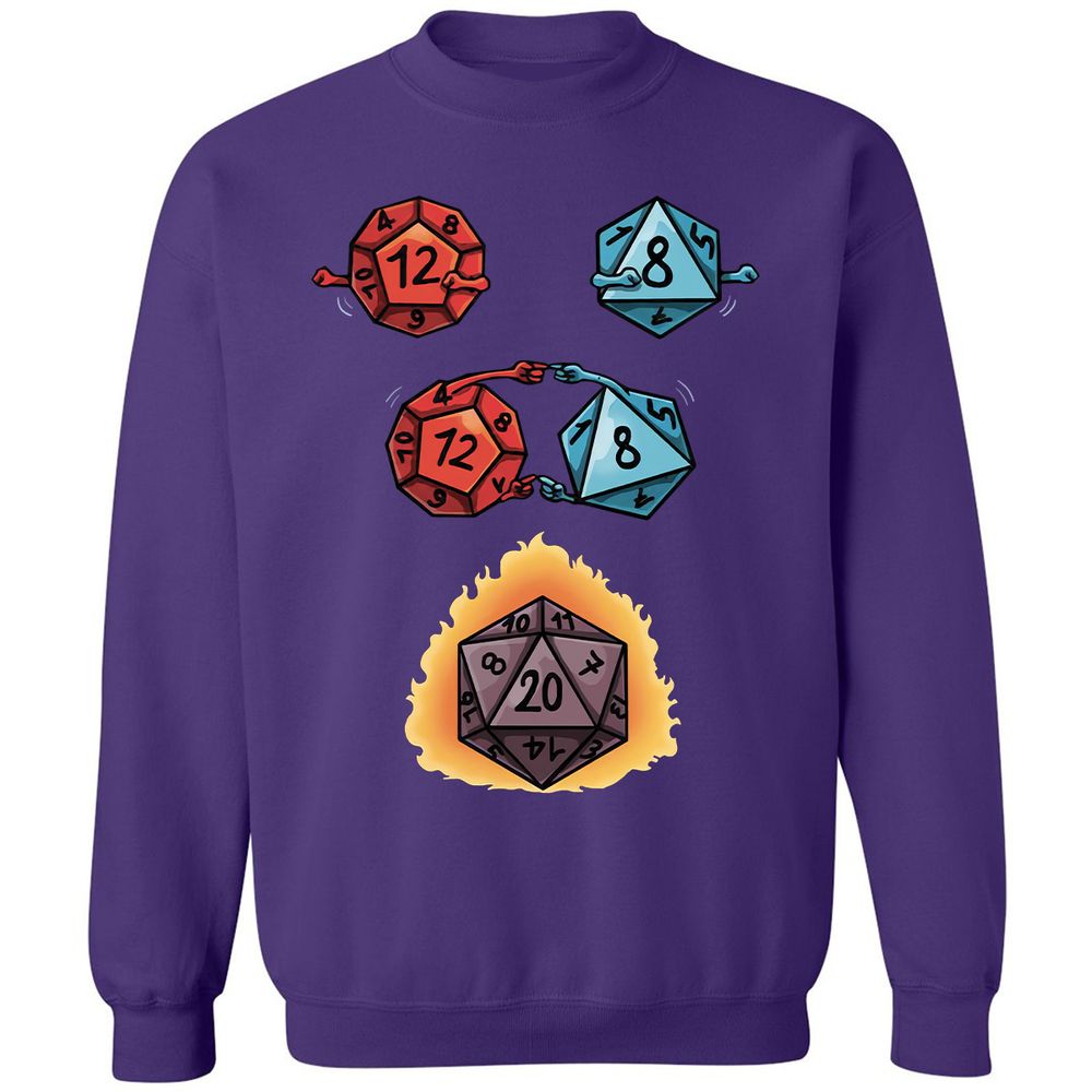 Dice Fusion RPG Classic Unisex Sweatshirt - Purple - 6