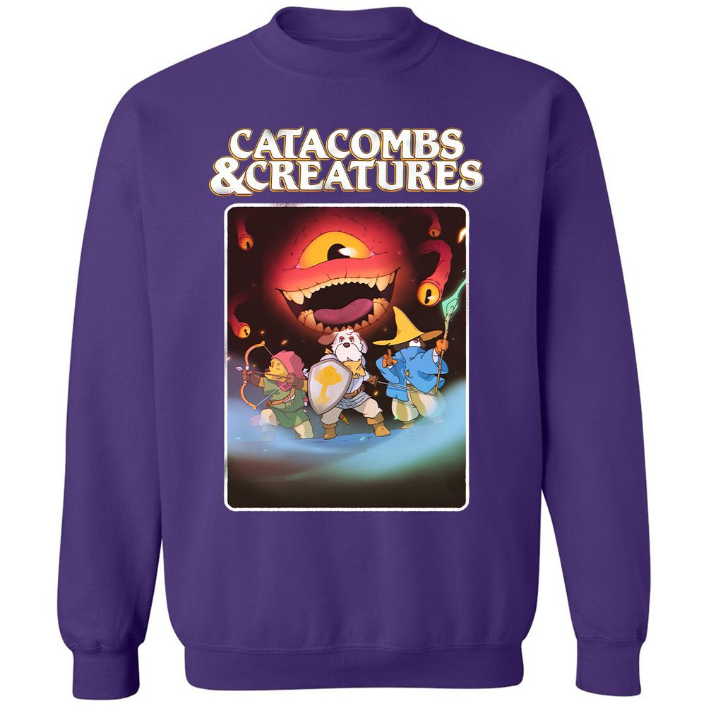 Catacombs & Creatures Classic Unisex Sweatshirt - Purple - 6