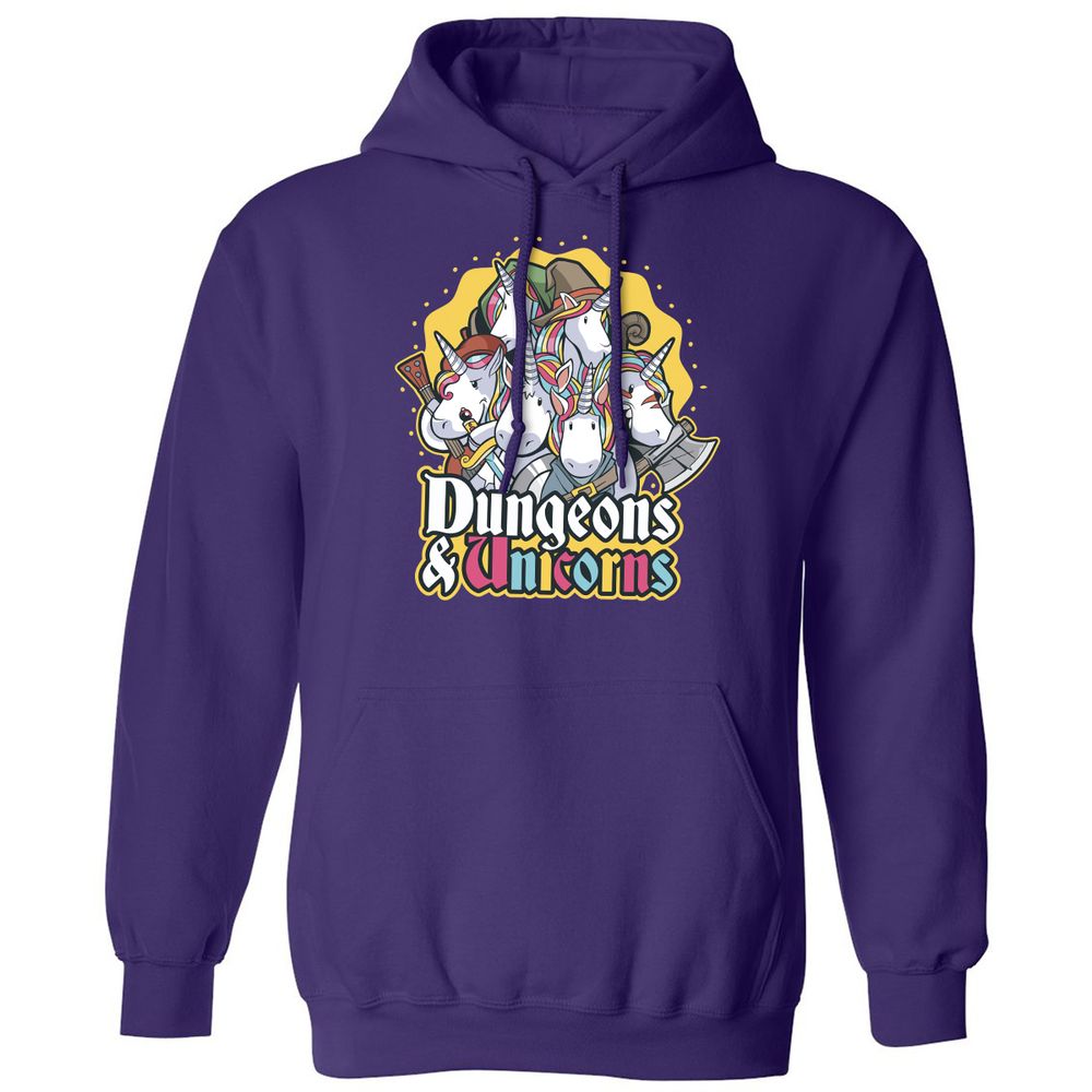 Dungeons And Unicorns Classic Unisex Hoodie - Purple - 6