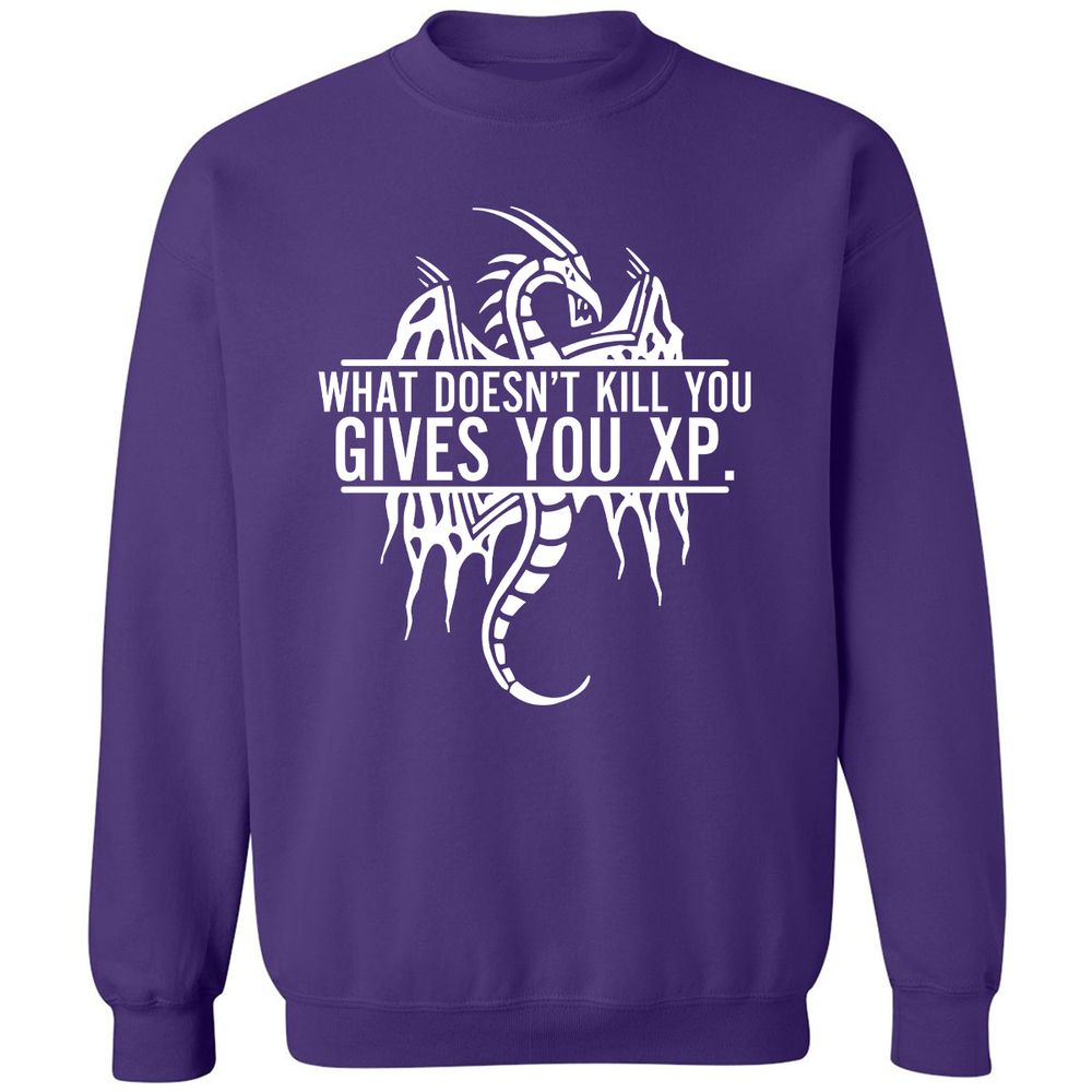 What Doesn't Kill You Classic Unisex Sweatshirt - Purple - 6
