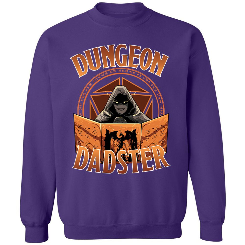 Dungeon Dadster Classic Unisex Sweatshirt - Purple - 6