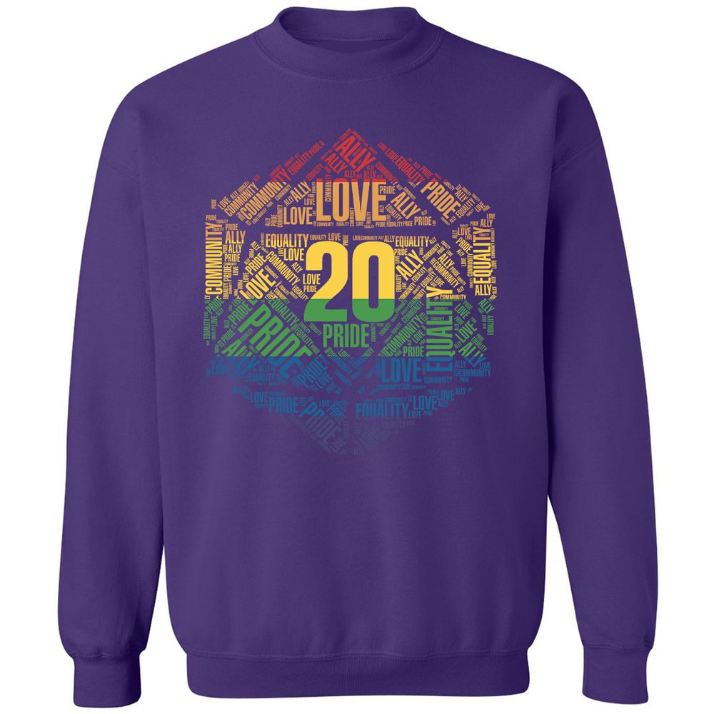 D20 Pride Classic Unisex Sweatshirt - Purple - 6