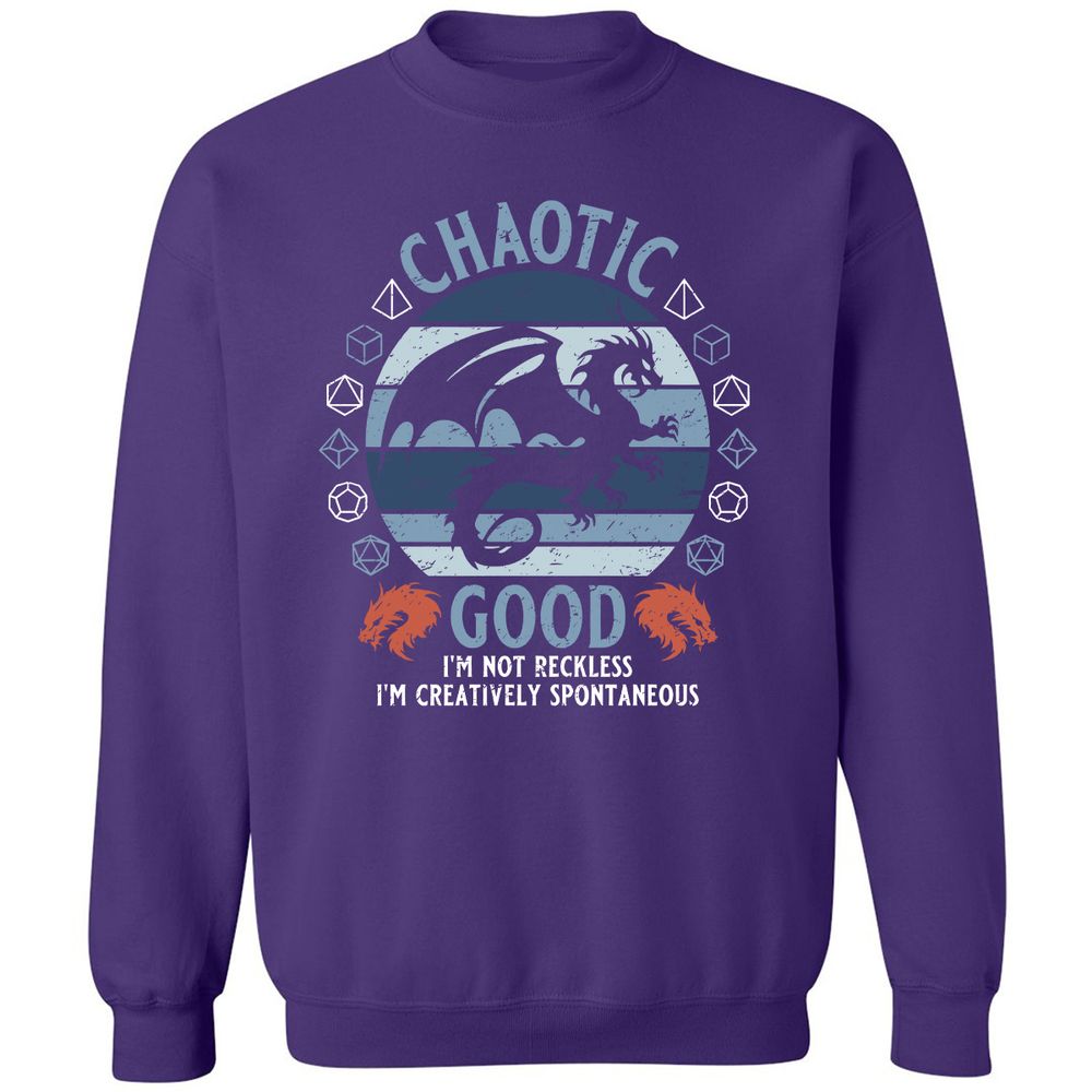 Chaotic Good 2 Classic Unisex Sweatshirt - Purple - 6