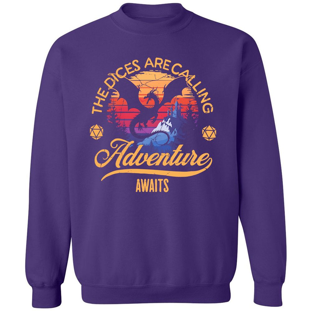 The Dices Are Calling Classic Unisex Sweatshirt - Purple - 6
