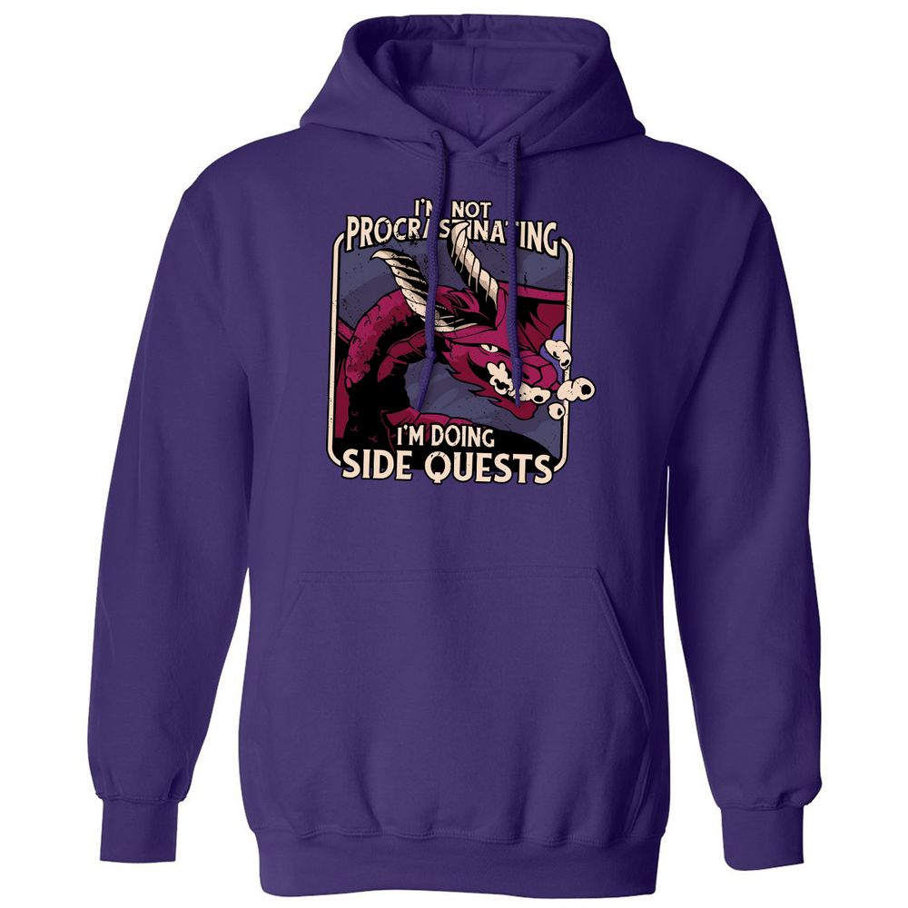 Doing Side Quests Classic Unisex Hoodie - Purple - 6