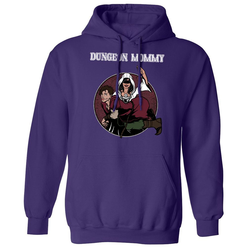 Dominant Dungeon Mommy Classic Unisex Hoodie - Purple - 6