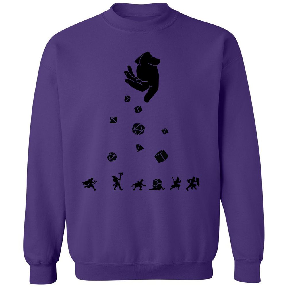 Rocks Fall, Everyone Dice Classic Unisex Sweatshirt - Purple - 6
