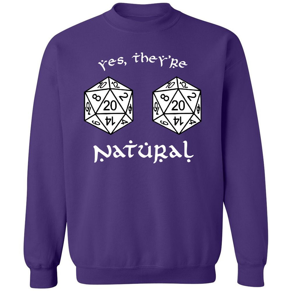 They Are Natural Classic Unisex Sweatshirt - Purple - 6