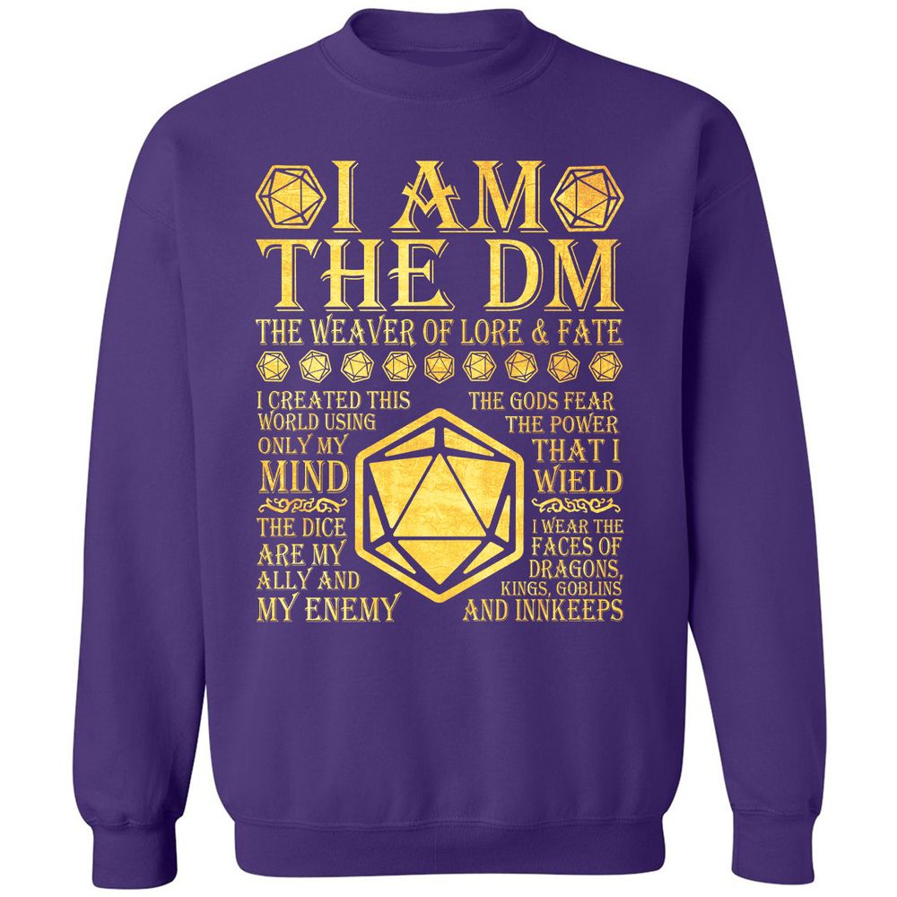 I Am The DM Classic Unisex Sweatshirt - Purple - 6